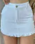 Ref 0306 - Saia Jeans Feminina - Desfiada - 100%Jeans