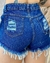 Ref 0494 - Short Jeans com Destroyed - comprar online