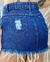 Ref 0305 - Saia Jeans Feminina - Desfiada - 100%Jeans - comprar online