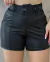Ref 0424 - Short em Cirrê Feminino - Com cinto