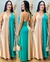 Ref 1056 - Vestido Suede Longo - Amarração no Pescoço - comprar online