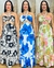 Ref 1392 - Vestido Crepe Seda Com Duas Argolas na Frente - comprar online