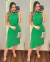Ref 1385 - Vestido Canelado - Sem Manga e Amarração na Cintura