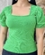 Ref 091 - Blusa Canelada Feminina - Manga princesa com pérolas na frente na internet