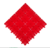 Piso Articulado Flexível 25X25X2 Vermelho