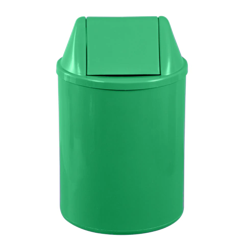 Lixeira Plástica Tampa Vai-Vem 12 Litros Verde