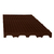Piso Plástico Modular 25x50x2,5 cm - Kit 10 und