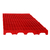 Piso Plástico Modular 25X50X2,5 Estrado Vermelho