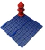 kit hidrante c/ 02 estrados 25x50x2,5 azul