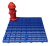 kit hidrante c/ 02 estrados 25x50x2,5 azul - comprar online