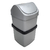 Lixeira 50 litros com Tampa Basculante - Cinza