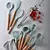 Set Utensilios De Cocina x 12 Piezas Silicona Mango Madera