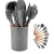 Set Utensilios De Cocina x 12 Piezas Silicona Mango Madera - comprar online