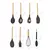 Set Utensilios De Cocina x 12 Piezas Silicona Mango Madera en internet