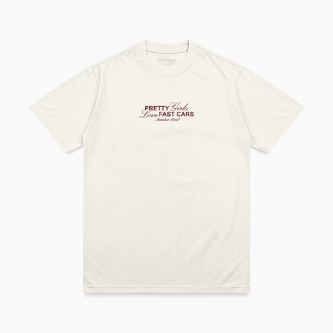 CAMISETA OVERSIZED "PRETTY GIRLS" OFF WHITE RED - comprar online