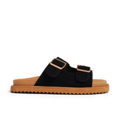 SANDALIA SLIDE HEBILLA NEGRO - comprar online