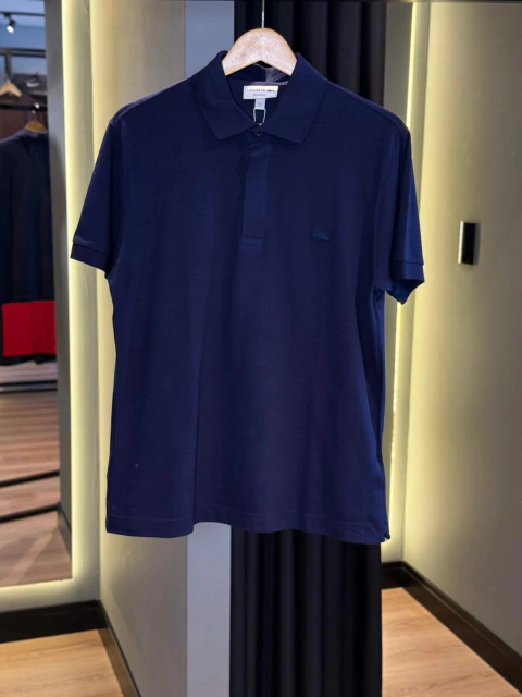 Camiseta Gola Polo Lacoste - Azul Marinho - comprar online