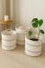 Set de 3 Canastos Blanco y Gris - comprar online