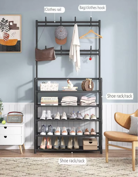 Perchero y Zapatero 5 Pisos 80cm - comprar online