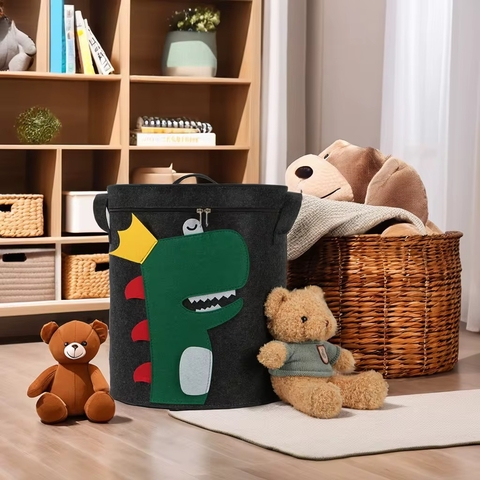 Cesto con Tapa y Cierre Animales Dino - comprar online