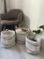 Set de 3 Canastos Blanco y Gris - Rufam deco