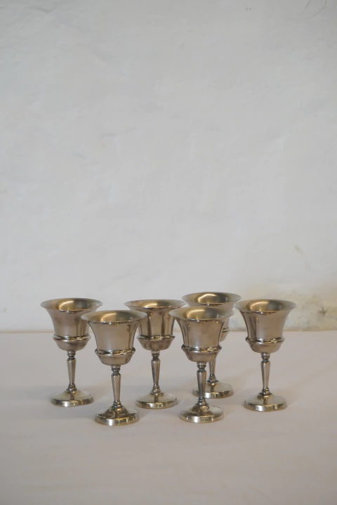 Set de 6 mini copas metálicas - comprar online