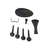 Kit Montagem Violino Ébano French New Flasch Paris Black 4/4