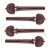 Cravelha Violino Di Pietro Rosewood Heart Black 4/4