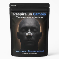 Tiras nasales antironquidos para dormir y respirar mejor