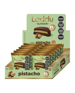 Laddu Alfajor Pistacho Sin TACC Caja x12unidades