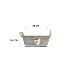 Imagen de Macetero Zinc Rectangular