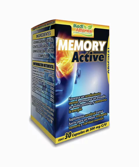 MEMORY ACTIVE - caja C/1 frasco de 30 capsulas
