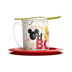 Taza + plato + cuchara - tienda online