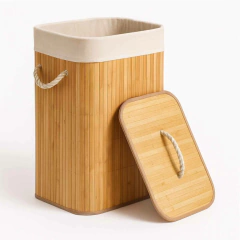 CESTO DE BAMBU RECTANGULAR 40x30x56 cm en internet