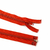 Cierre desmontable cadena 6 de 80 cm - Rojo