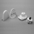 Mecanismo de 32 mm para cortinas roller - Blanco