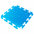 Piso encastrable de goma eva de 50 x 50 cm - Azul