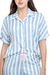PIJAMA CAMISERO "SUMMER BREEZE" ART. PR10254V25 - tienda online