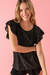 PIJAMA REMERA CON VOLADOS Y SHORT GLOW ART. PR10160 - Promesse