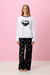 PIJAMA REMERA Y PANTALON RECTO "KITTEN NIGHT" ART. TE27502I25 - comprar online