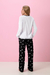 PIJAMA REMERA Y PANTALON RECTO "KITTEN NIGHT" ART. TE27502I25 en internet