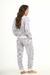 PIJAMA REMERA Y BABUCHA "SOFTY LEOPARD" ART. WO15288I25 - Promesse