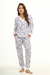 PIJAMA REMERA Y BABUCHA "SOFTY LEOPARD" ART. WO15288I25 - comprar online