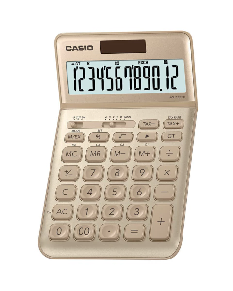 CALCULADORA CASIO JW-200SC-GD - comprar online