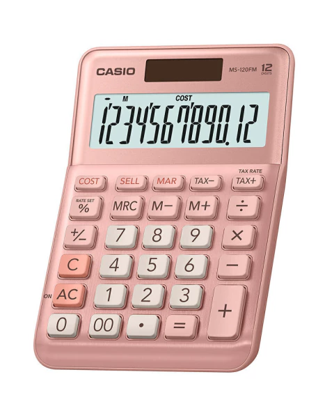 CALCULADORA CASIO MS-120FM-PK - comprar online