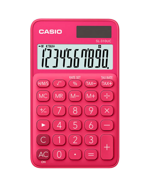 CALCULADORA CASIO SL-310UC-RD - comprar online