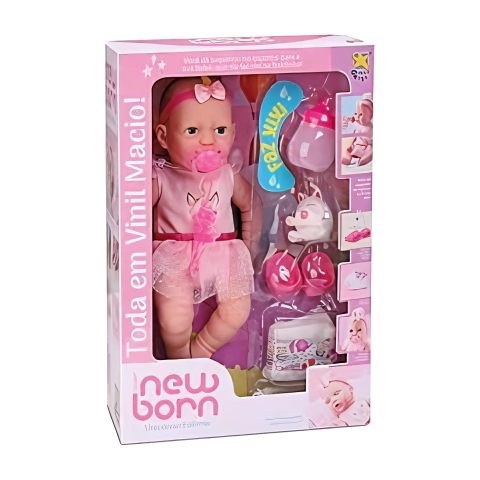 Boneca Diver New Born Unicórnio Fofinho Diver Toys