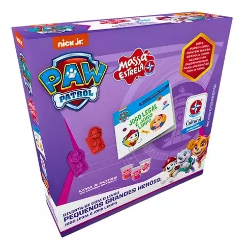 Livro Patrulha Canina Skye com Massa Estrela