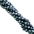 TIRA CRISTAL ESFERA 9 MM x 72 UNIDADES - NEGRO AZULADO