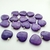 DIJE CORAZON AGATA VIOLETA 26 MM en internet